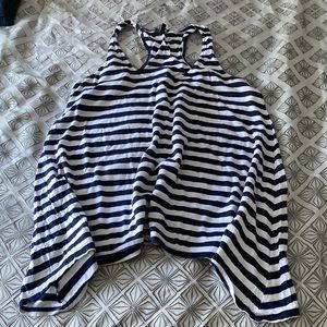 Bundle of Express lightweight cotton shark bite tanks. Size Medium